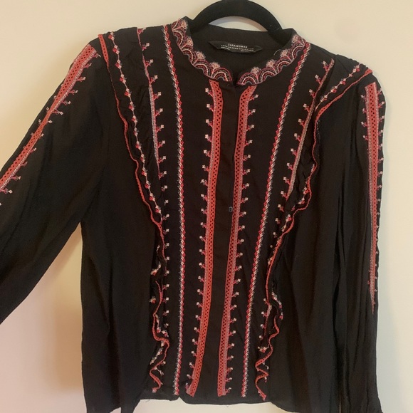 Zara Black Blouse - Picture 2 of 4